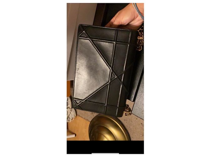Borsa a mano Dior Diorama in pelle nera Nero - vista 11