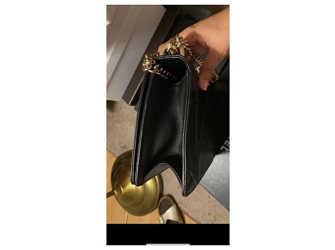 Borsa a mano Dior Diorama in pelle nera Nero - vista 13