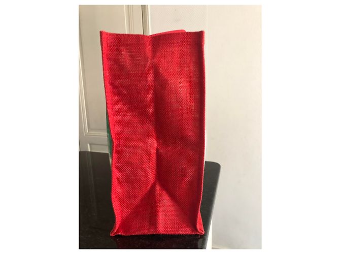 Chanel Sacolas Vermelho Bege - vista 7