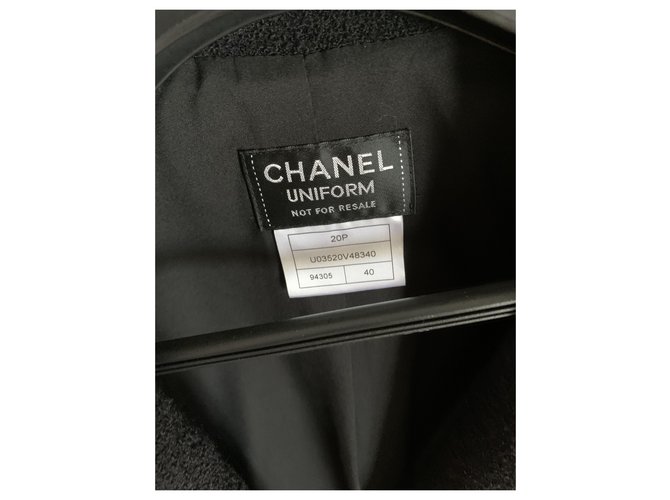 Cambon Chanel Uniform Tweedjacke Marineblau - Ansicht 3