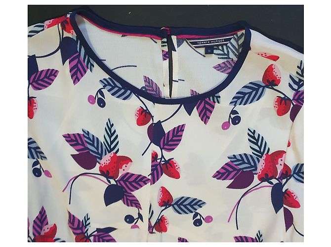 Tommy Hilfiger Viskosebluse Mehrfarbig Mehrfarben - Ansicht 4