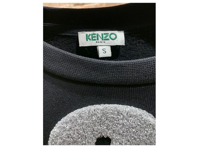 Kenzo Sweatshirt Schwarz und Mehrfarbig Baumwolle S Mehrfarben - Ansicht 4