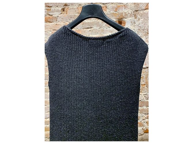 Prada Wollpullover dunkelgrau Anthrazitgrau - Ansicht 4