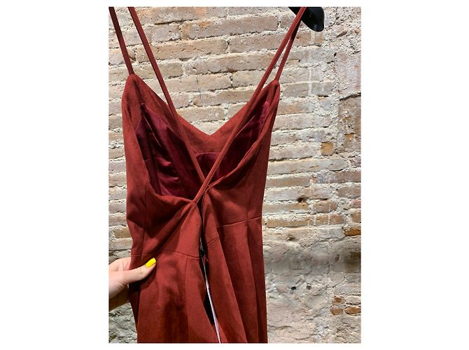 Autre Marque Mini abito Lovers+Friends Rosso Corallo - vista 2