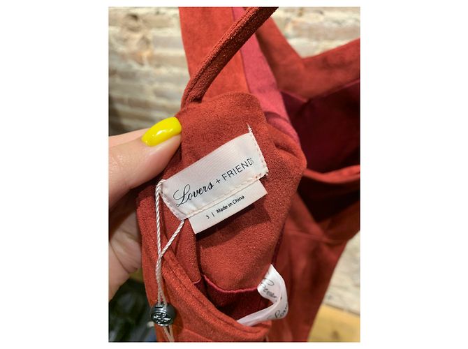 Autre Marque Mini abito Lovers+Friends Rosso Corallo - vista 5
