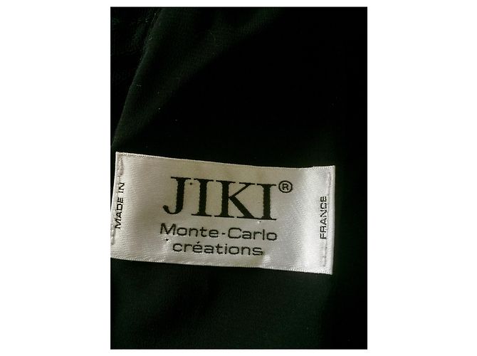 Autre Marque Atemberaubendes Abendkleid von Jiki Monte Carlo Schwarz - Ansicht 4