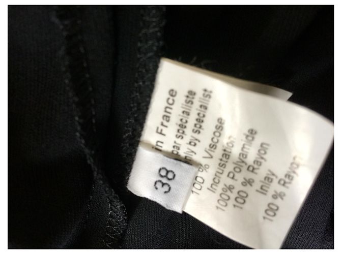 Autre Marque Atemberaubendes Abendkleid von Jiki Monte Carlo Schwarz - Ansicht 5