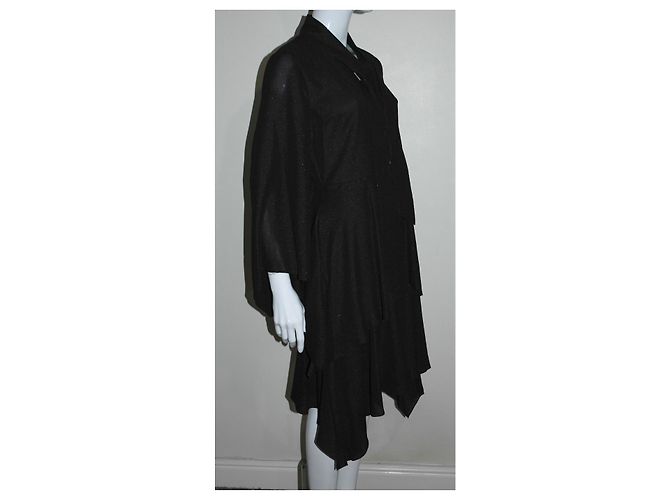Autre Marque Vestido asimétrico negro metalizado Osman Perfect Five Metálico - vista 2