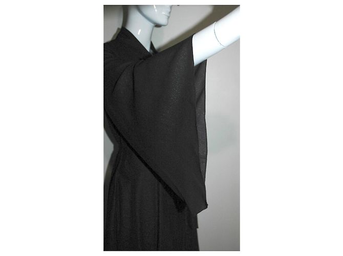 Autre Marque Vestido asimétrico negro metalizado Osman Perfect Five Metálico - vista 3