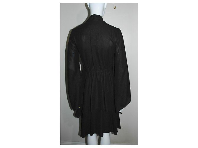 Autre Marque Vestido asimétrico negro metalizado Osman Perfect Five Metálico - vista 6