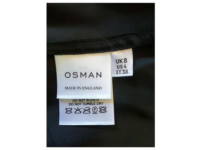Autre Marque Vestido asimétrico negro metalizado Osman Perfect Five Metálico - vista 8