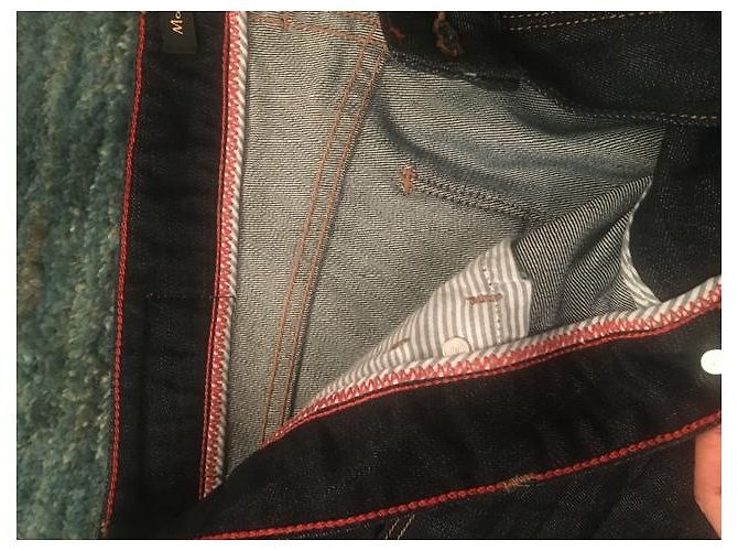 Vaqueros rectos Massimo Dutti azul oscuro denim Talla 33 - vista 4
