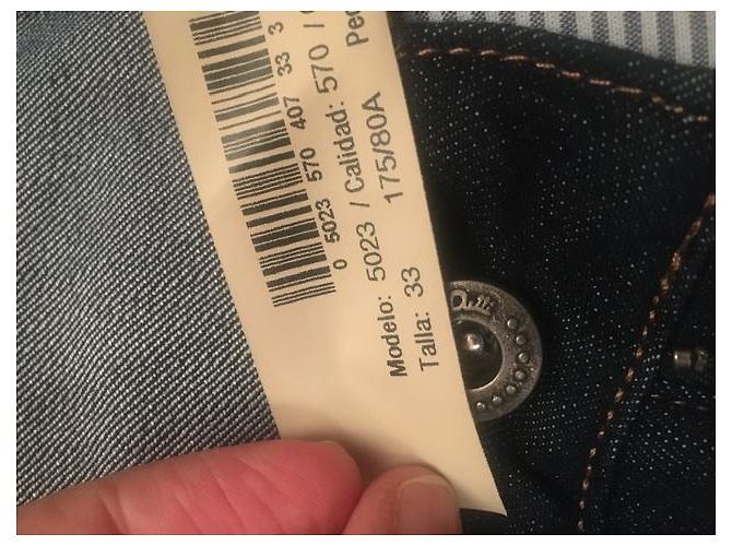 Vaqueros rectos Massimo Dutti azul oscuro denim Talla 33 - vista 5