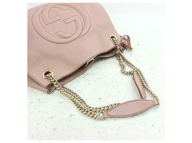 Gucci Fransen Quaste Pink Soho Chain Tote - Ansicht 5