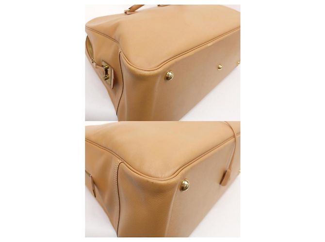 Duffle Borsa da viaggio Hermès Gold Samplon Travel Boston Marrone - vista 6