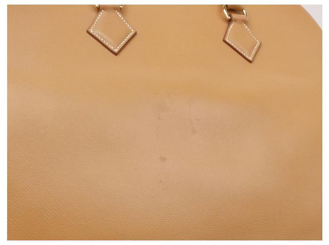 Duffle Borsa da viaggio Hermès Gold Samplon Travel Boston Marrone - vista 9