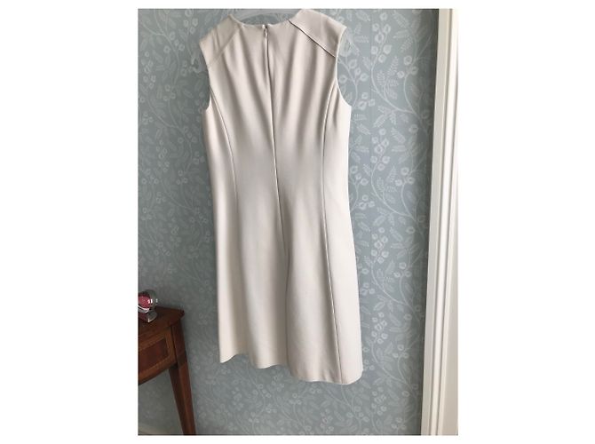 Vestido blanco sin mangas de viscosa Piazza Sempione - vista 2