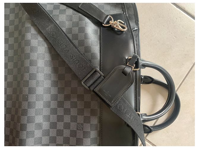 Louis Vuitton Appendiabiti  2 grucce Nero - vista 5