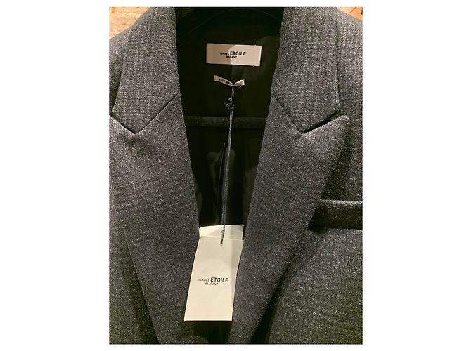 Blazer Isabel Marant Etoile de lana gris oscuro Gris antracita - vista 2