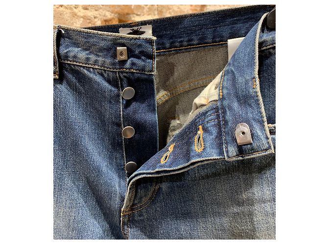 Autre Marque Jeans Slim Fit Azul Oscuro de Algodón - vista 2