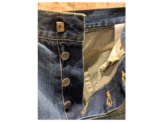 Autre Marque Jeans Slim Fit Azul Oscuro de Algodón - vista 4