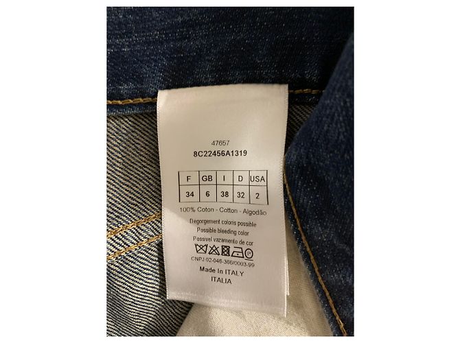 Autre Marque Jeans Slim Fit Azul Oscuro de Algodón - vista 8