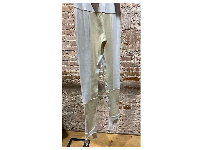 Leggings Céline Blanco Crema Algodón Poliamida 38 - vista 5