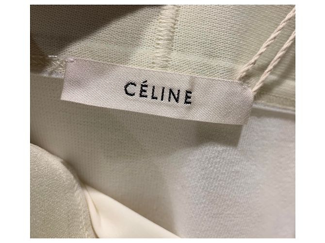 Leggings Céline Blanco Crema Algodón Poliamida 38 - vista 8