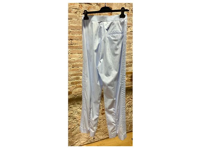 Pantalones Céline de algodón azul claro - vista 5