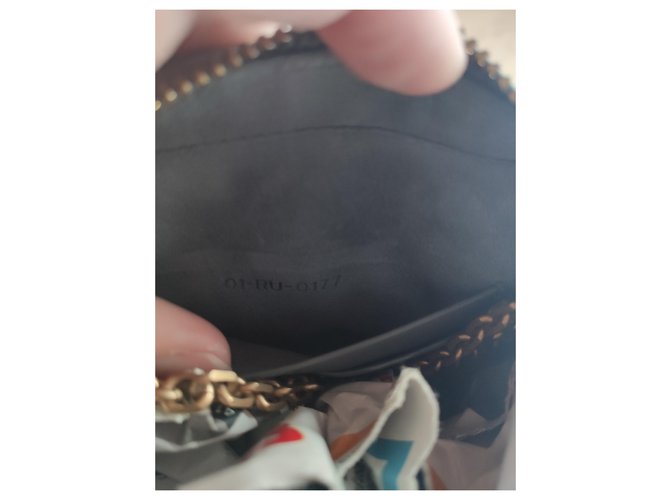 Cannage Borsa Camera Dior Blu in Pelle - vista 6