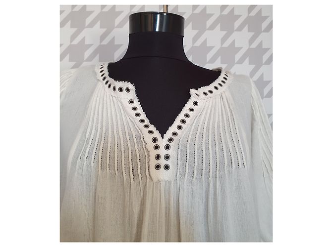 Camicetta Ralph Lauren Denim & Supply Bianca Cotone Viscosa Bianco - vista 2