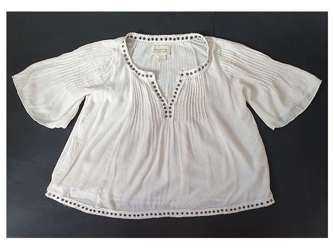 Camicetta Ralph Lauren Denim & Supply Bianca Cotone Viscosa Bianco - vista 4