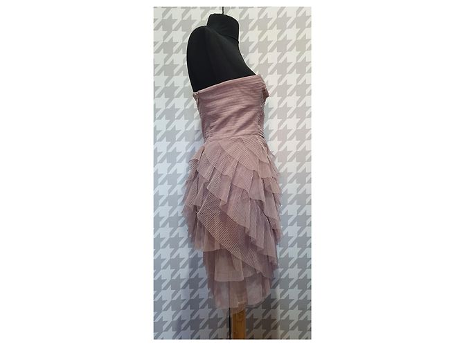 Beiges Kleid aus Polyester von Bcbg Max Azria - Ansicht 2