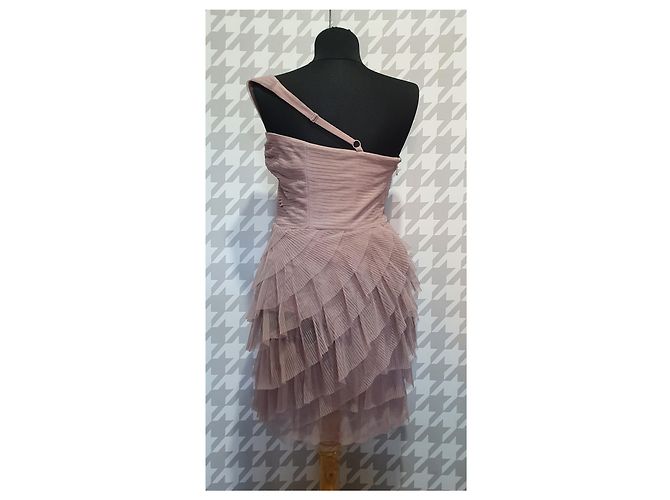 Beiges Kleid aus Polyester von Bcbg Max Azria - Ansicht 3