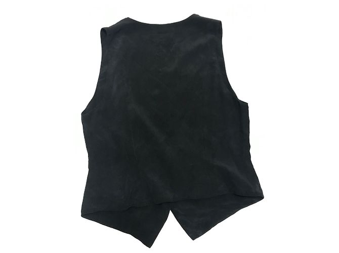 Chaleco Gucci de seda negro - vista 3