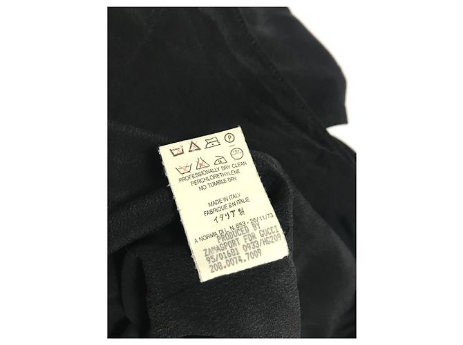 Chaleco Gucci de seda negro - vista 6