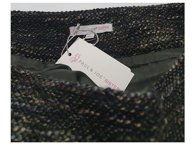 Falda midi de tweed Paul & Joe Sister Lilune Multicolor - vista 3