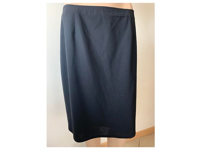 Falda midi negra Marc Cain Negro - vista 2