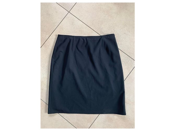 Falda midi negra Marc Cain Negro - vista 4