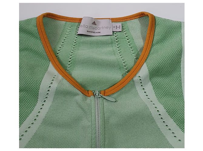 Stella Mc Cartney Canotta Stella McCartney Pour Adidas Verde Verde chiaro - vista 2