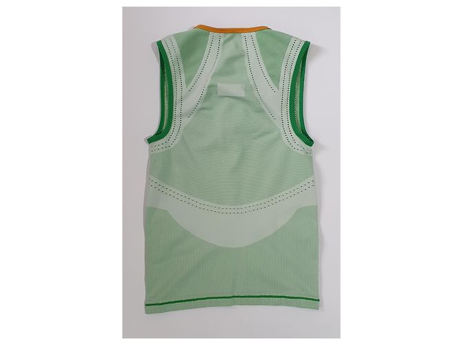 Stella Mc Cartney Canotta Stella McCartney Pour Adidas Verde Verde chiaro - vista 3