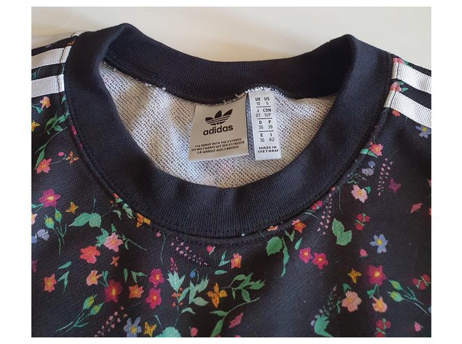 Adidas Sweatshirt Mehrfarbig Polyester Mehrfarben - Ansicht 4