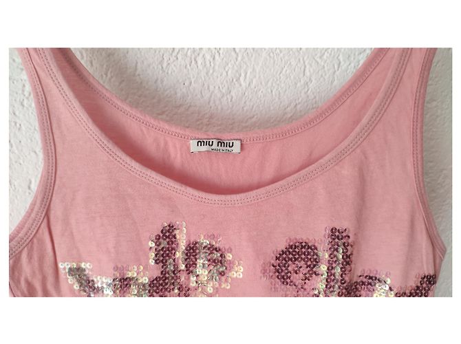 MIU MIU GESTICKTER RIPPENSTRICK JERSEY TOP Angeln - Ansicht 2