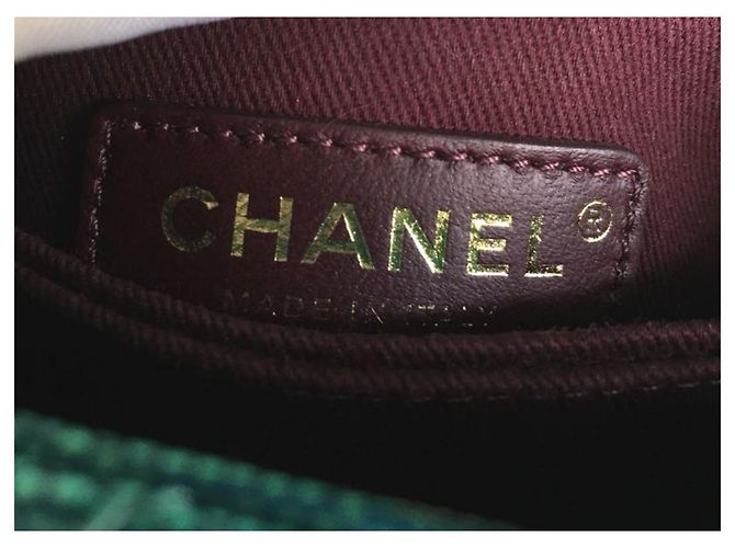 Chanel Small Coco Griff Tasche Grün - Ansicht 10