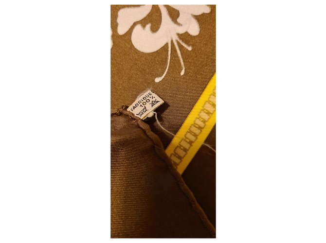 Hermès Hermes Fleurs et Rosinen Pink Weiß Lila Gelb - Ansicht 10