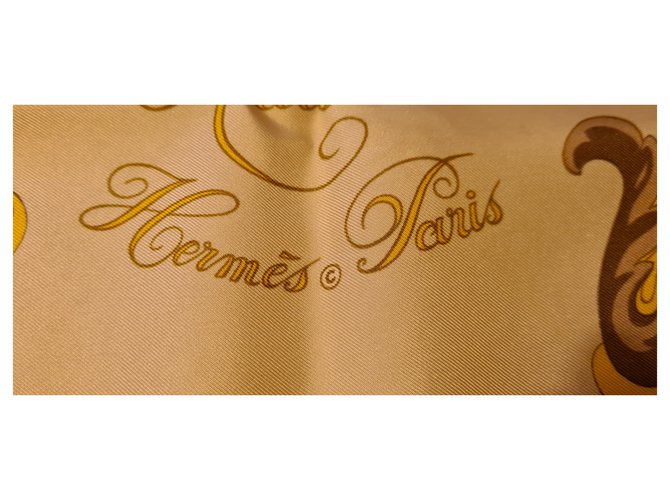 Hermès Hermes Fleurs et Rosinen Pink Weiß Lila Gelb - Ansicht 6