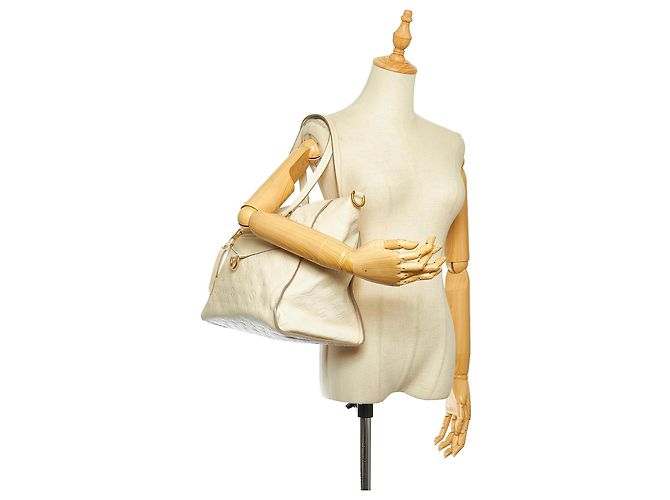 Louis Vuitton White Empreinte Lumineuse PM Bianco - vista 10