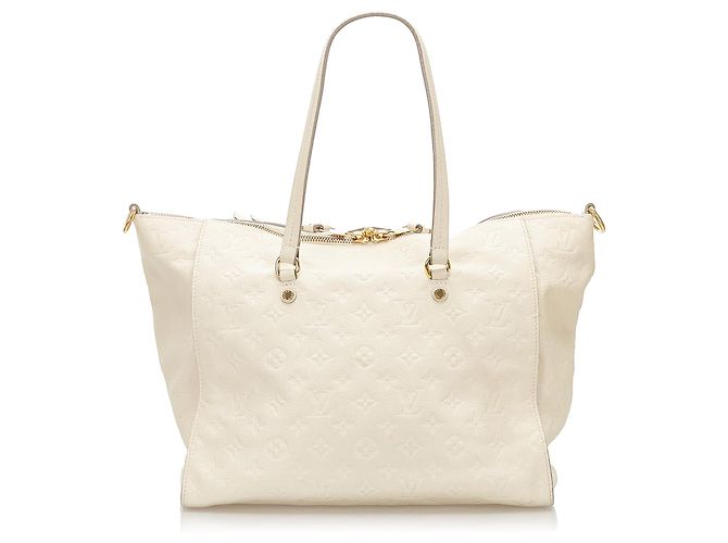 Louis Vuitton White Empreinte Lumineuse PM Bianco - vista 3