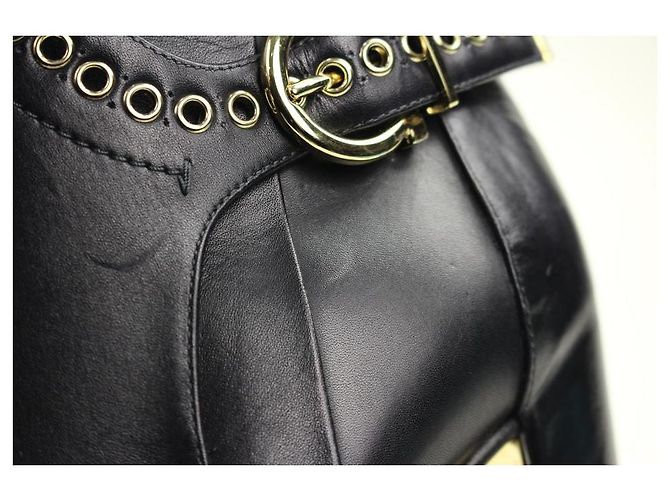 Salvatore Ferragamo Kniehohe Damen Stiefel Größe 10 4LBSTY920 - Ansicht 2