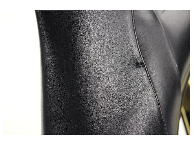 Salvatore Ferragamo Kniehohe Damen Stiefel Größe 10 4LBSTY920 - Ansicht 3